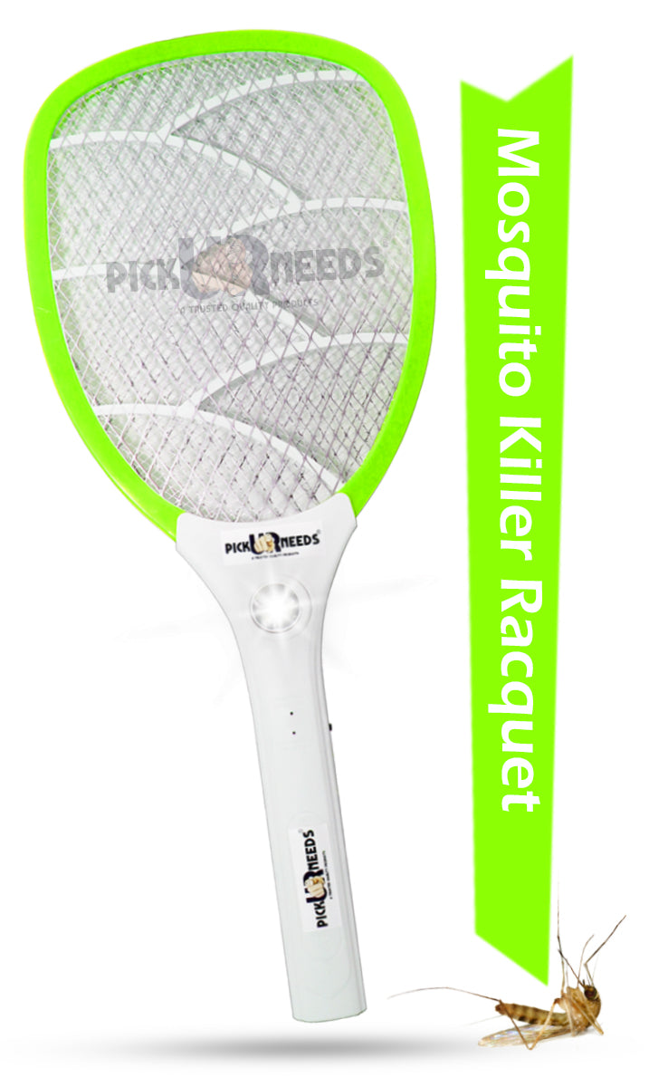 Pick Ur Needs Mosquito Racket Bat Rechargeable Anti Electric Insect Killer Racquet Bat | Fly Swatter with USB Charging