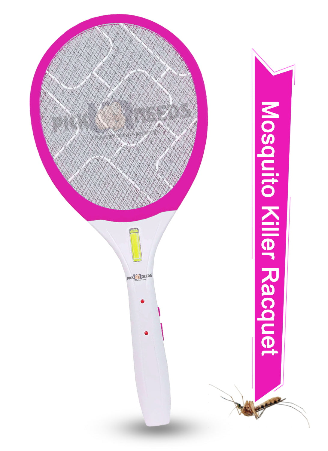 Pick Ur Needs Mosquito Racket Bat Rechargeable Anti Electric Insect Killer Racquet Bat | Fly Swatter with USB Charging
