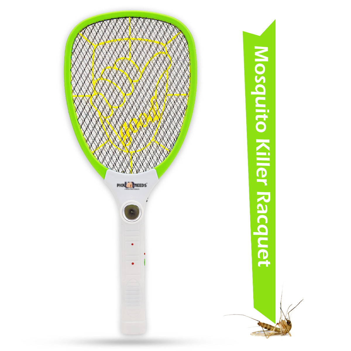 Mosquito Bat by Pick Ur Needs Racquet Rechargeable Electric Insect Killer Indoor, Outdoor