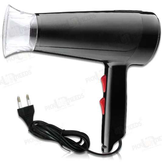 Pick Ur Needs Professional Silky Shine Hot And Cold Air Salon Style Hair Dryer for Men and Women Hair Dryer  (1800 W, Black)