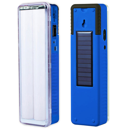 Pick Ur Needs Solar Rechargeable 2 Tube Home Emergency LED Lantern Floor Lamp LIght