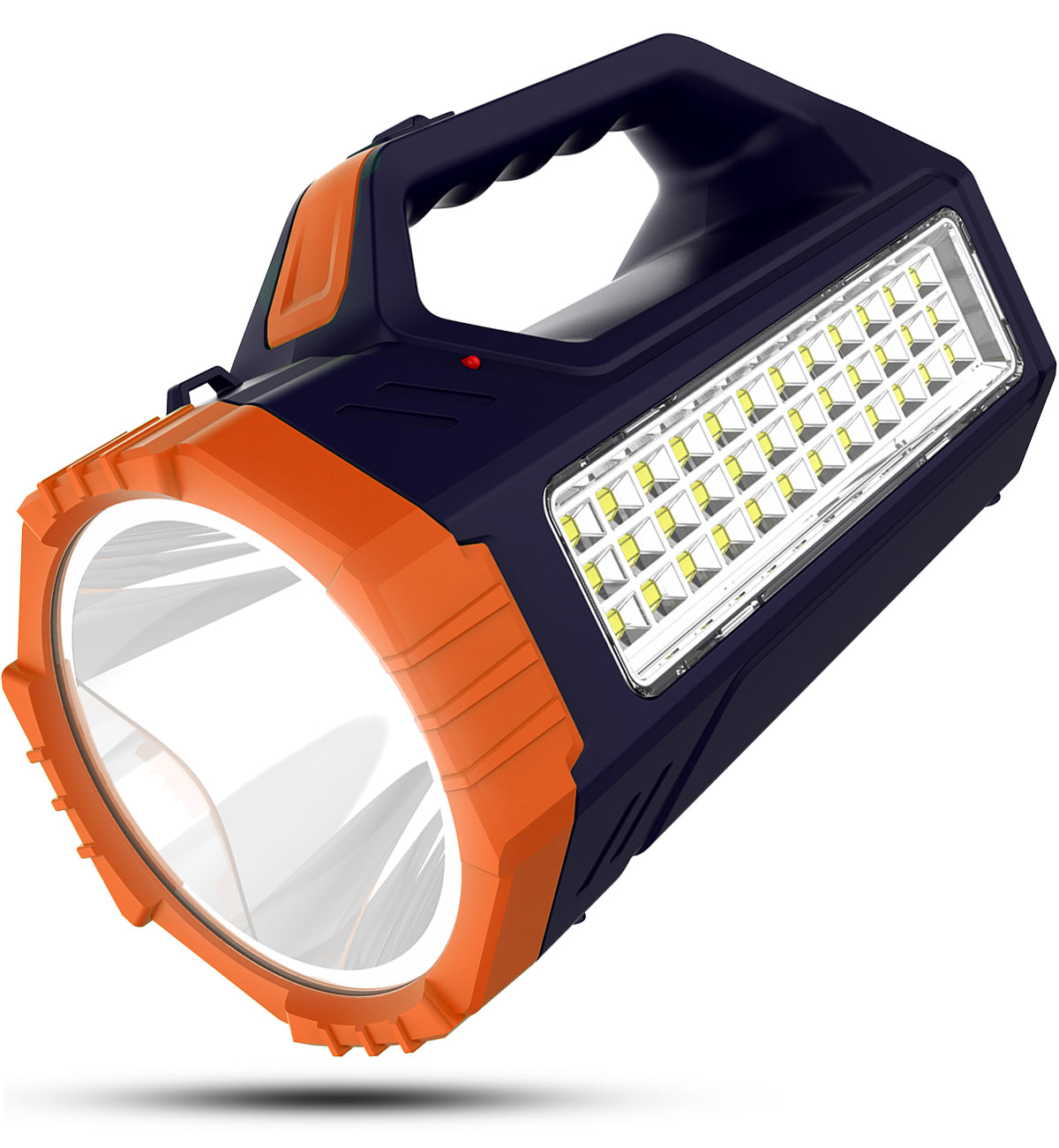 Pick Ur Needs Rechargeable Bright Led Torch Light Laser Long Range High Power Search Light Kisan Rechargeable with 36 Led Side Emergency Lights