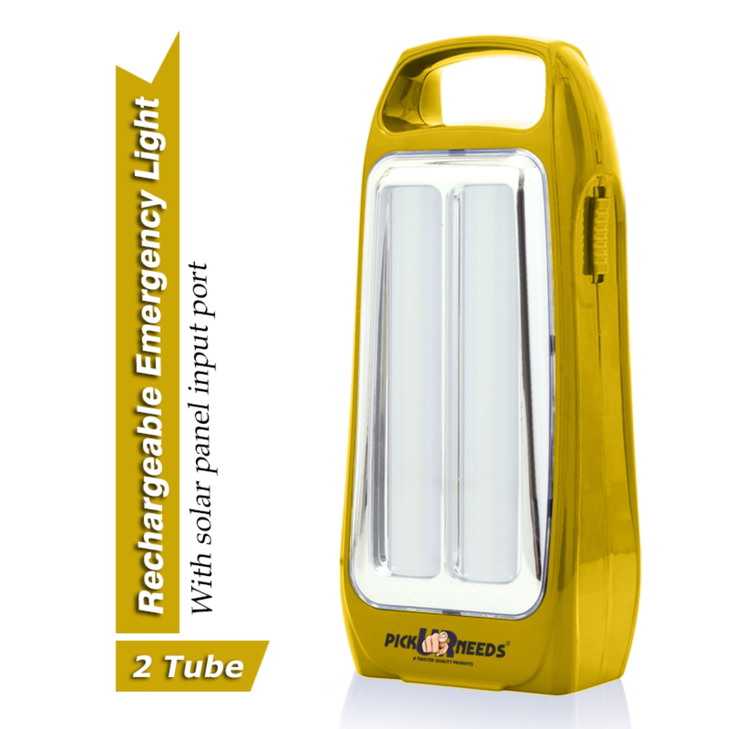 Pick Ur Needs Rechargeable & Portable Bright 2 Tube LED Lantern Lamp Home Emergency Light