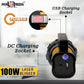 Pick Ur Needs Emergency Rechargeable Search Torch Light Prime Metal 100W Long Range Distance High Power With Power Bank
