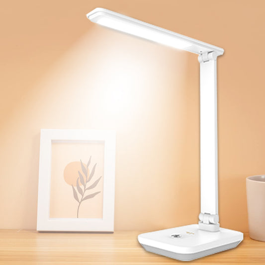 Pick Ur Needs Rocklight Rechargeable LED Touch On/Off Switch Table Lamp (White) Table Lamp  (31 cm, White)