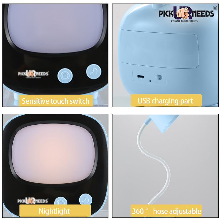 Pick Ur Needs Rechargeable LED Touch Control TV Model 3 Light Mode Study Table Lamp