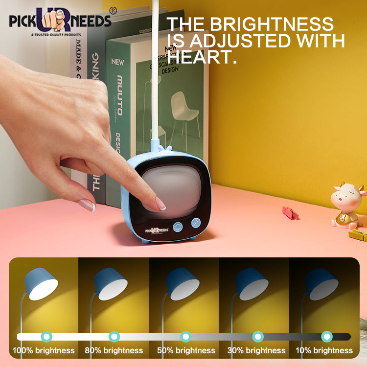 Pick Ur Needs Rechargeable LED Touch Control TV Model 3 Light Mode Study Table Lamp