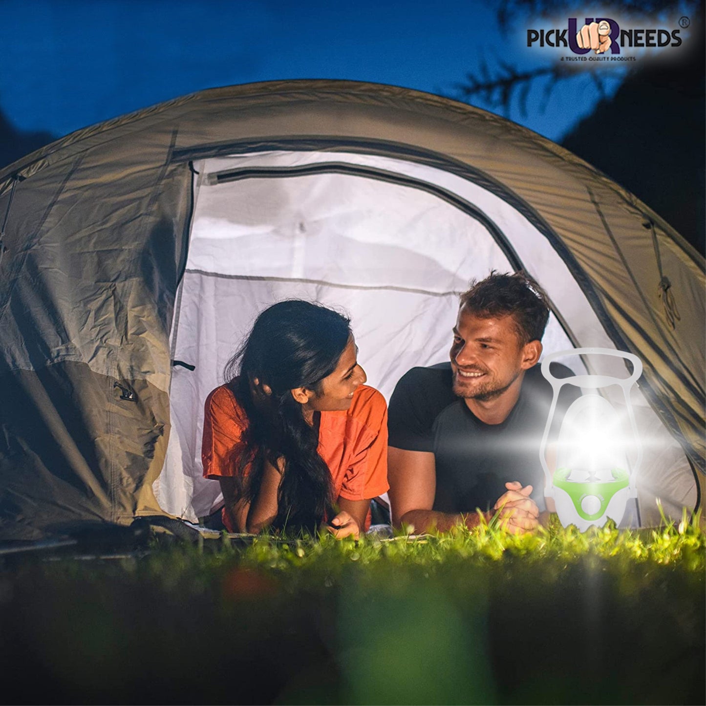 Pick Ur Needs High Power Long Life Rechargeable Emergency Light Lantern with Long Time Backup