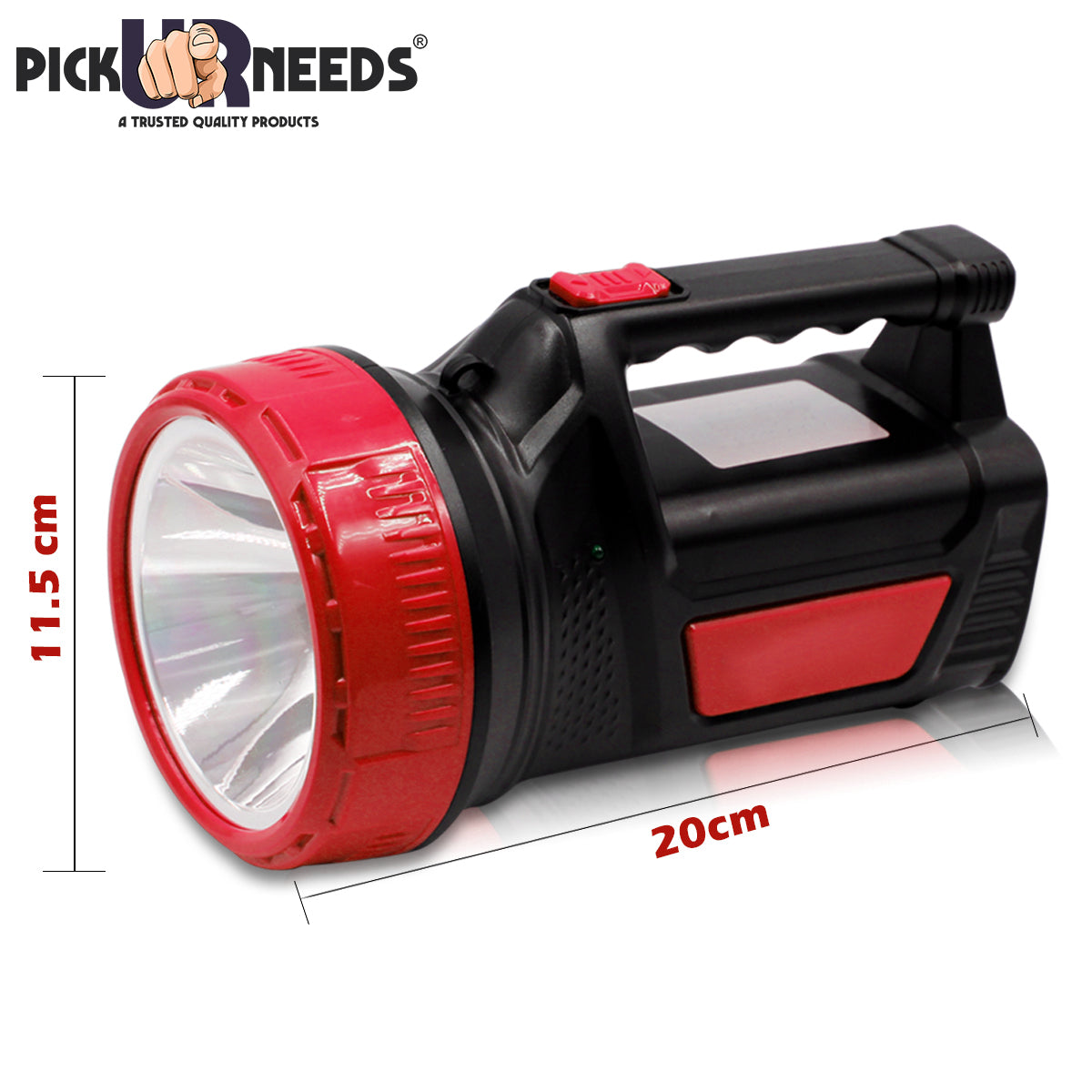 Pick Ur Needs 25 Watt LED Long Range Search Torch Light Rechargeable Handheld Torch