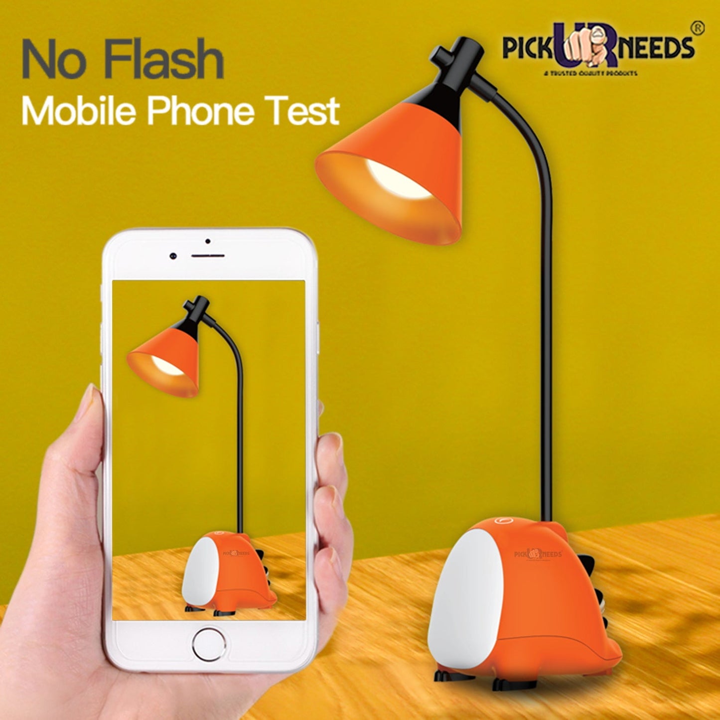Pick Ur Needs Rechargeable LED Desk Lamp, Touch Dimmer Dinosaur Study Table Lamp with USB Charging
