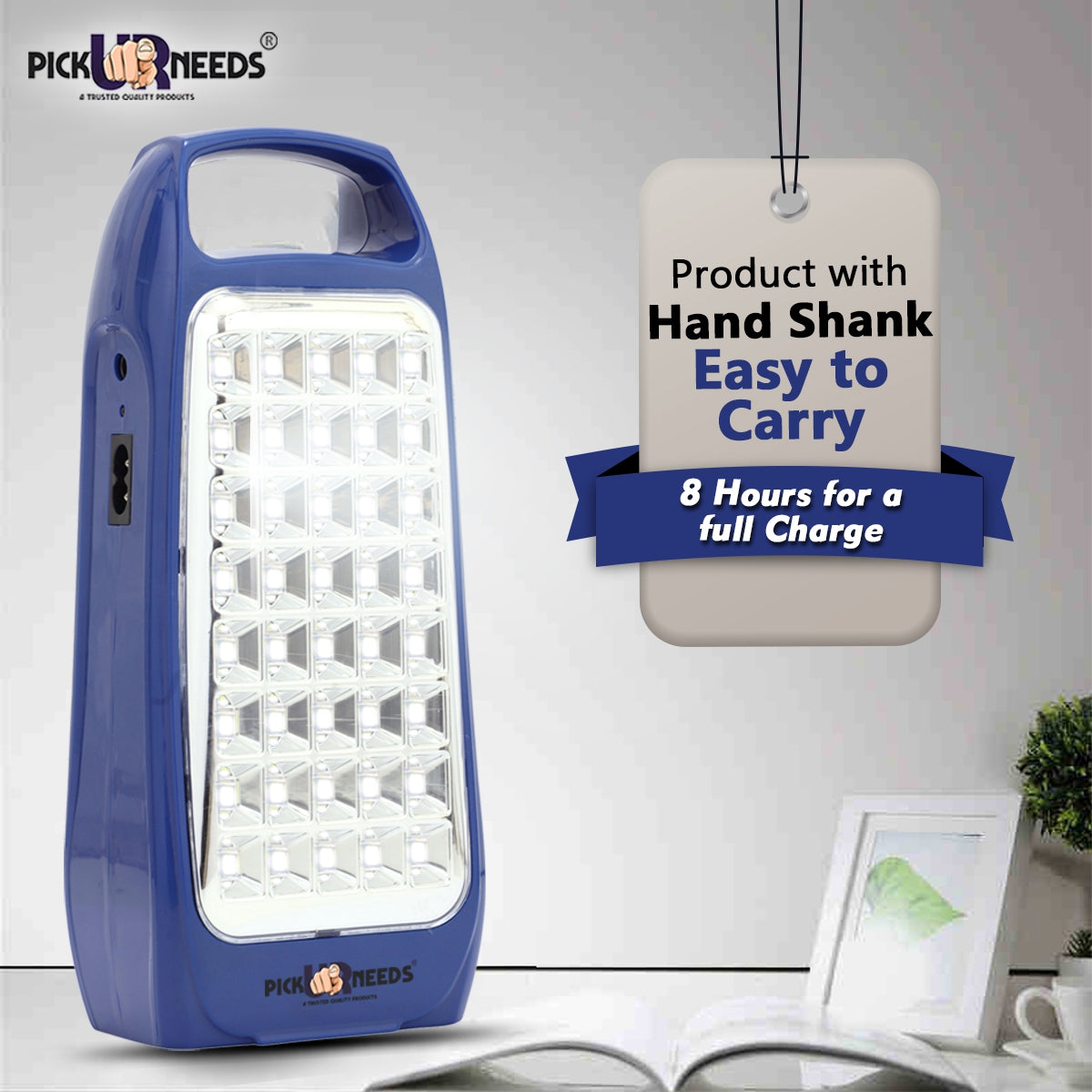Pick Ur Needs Rechargeable & Portable Bright 40 SMD LED Lantern Lamp Home Emergency Light