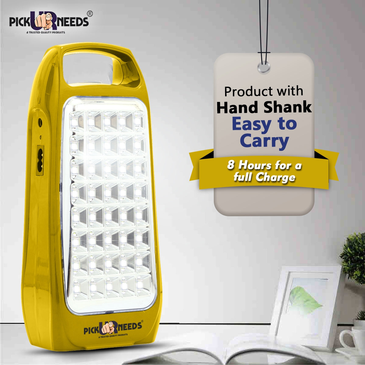 Pick Ur Needs Rechargeable & Portable Bright 40 SMD LED Lantern Lamp Home Emergency Light