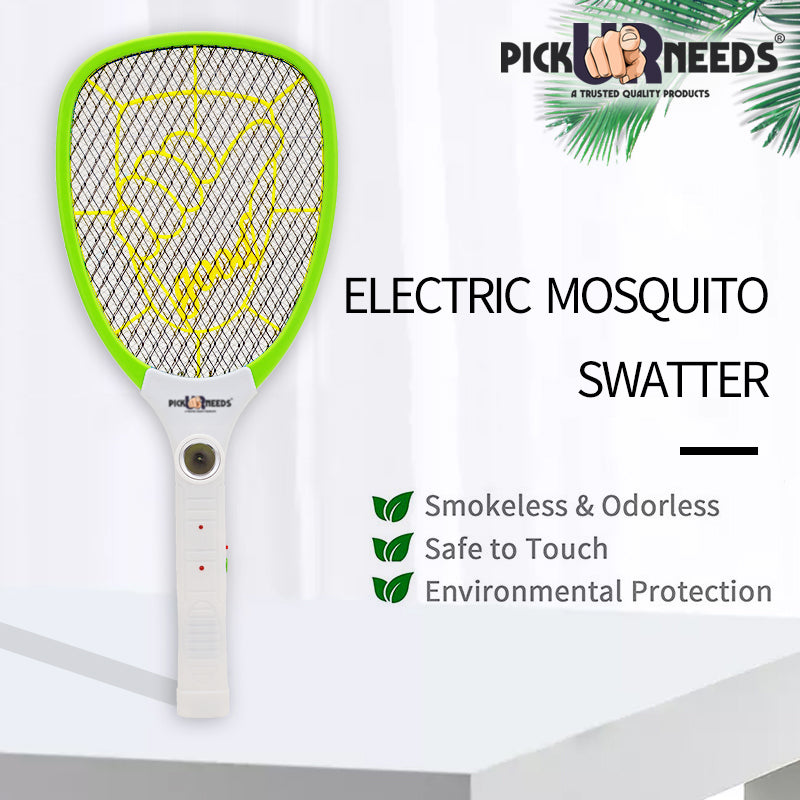 Mosquito Bat by Pick Ur Needs Racquet Rechargeable Electric Insect Killer Indoor, Outdoor