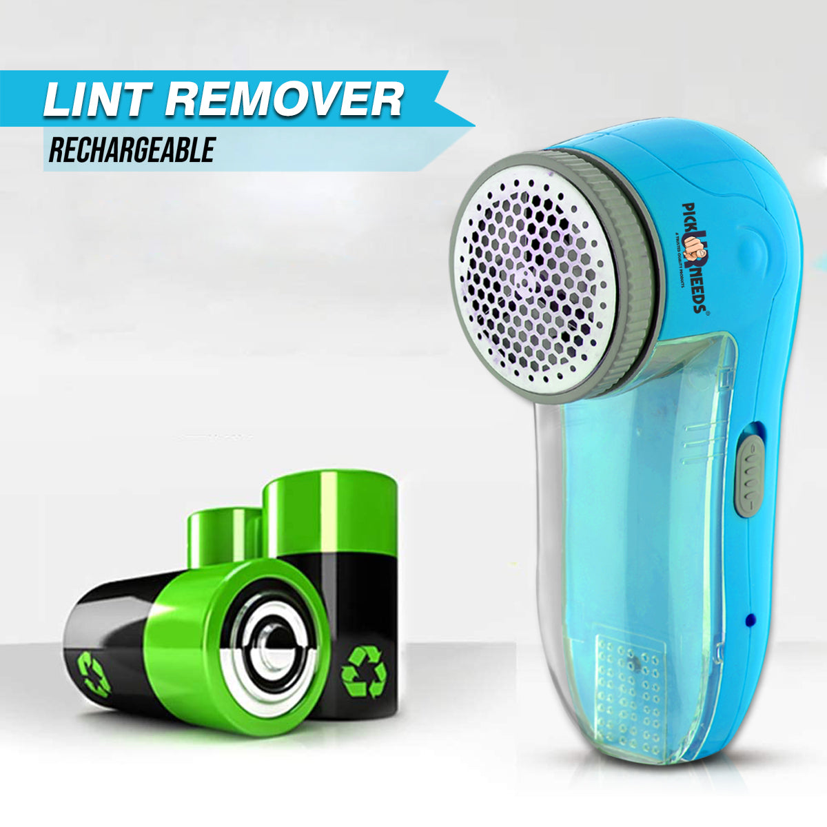 Pick Ur Needs Lint Remover for Clothing with Rechargeable USB Charging Cord, Ball Shaver with 1 Extra Floating Blade, No More Lint