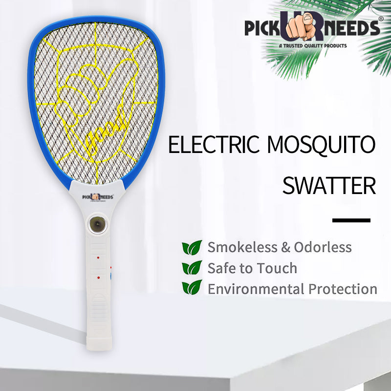 Mosquito Bat by Pick Ur Needs Racquet Rechargeable Electric Insect Killer Indoor, Outdoor