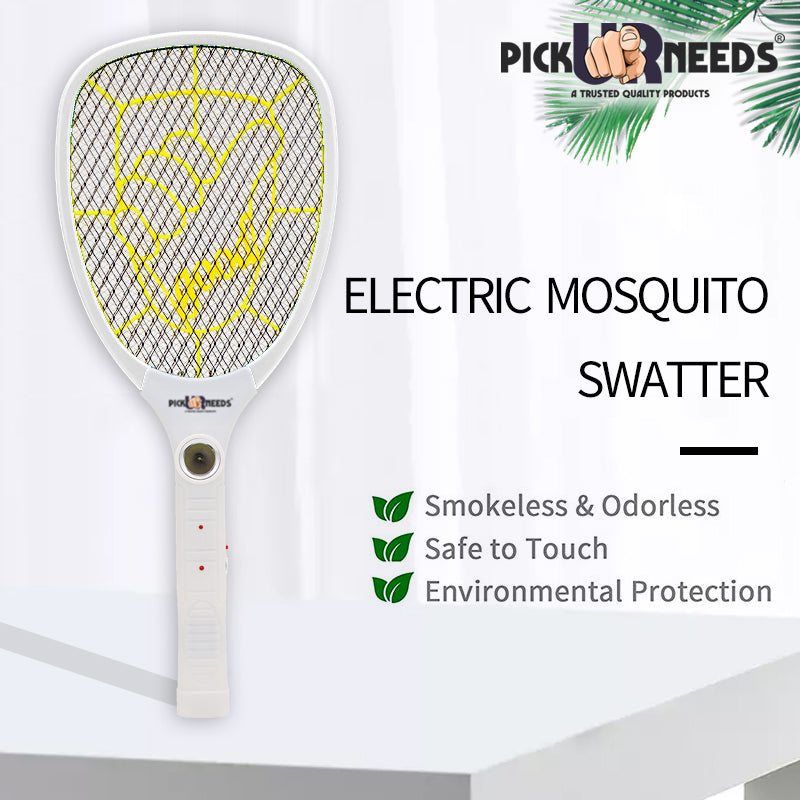 Mosquito Bat by Pick Ur Needs Racquet Rechargeable Electric Insect Killer Indoor, Outdoor