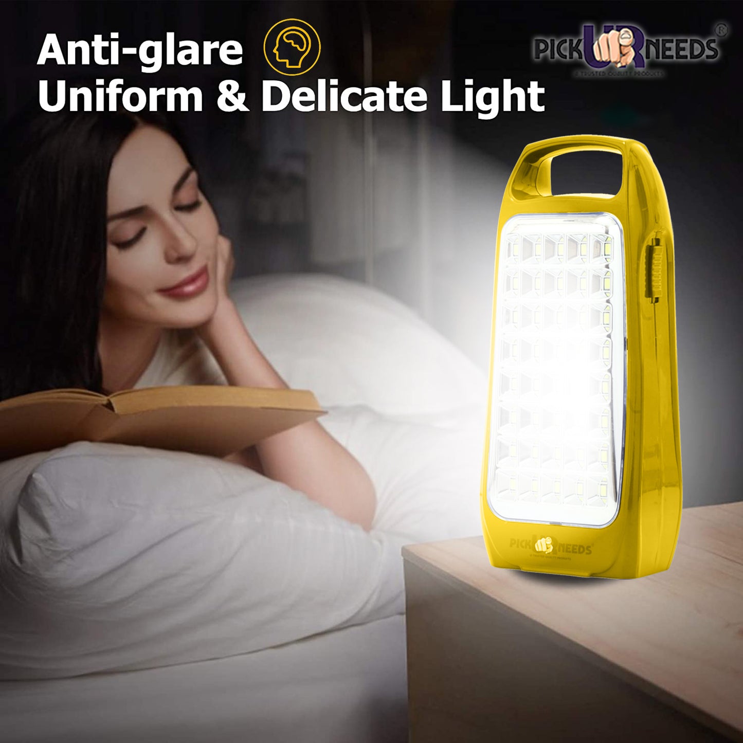 Pick Ur Needs Rechargeable & Portable Bright 40 SMD LED Lantern Lamp Home Emergency Light