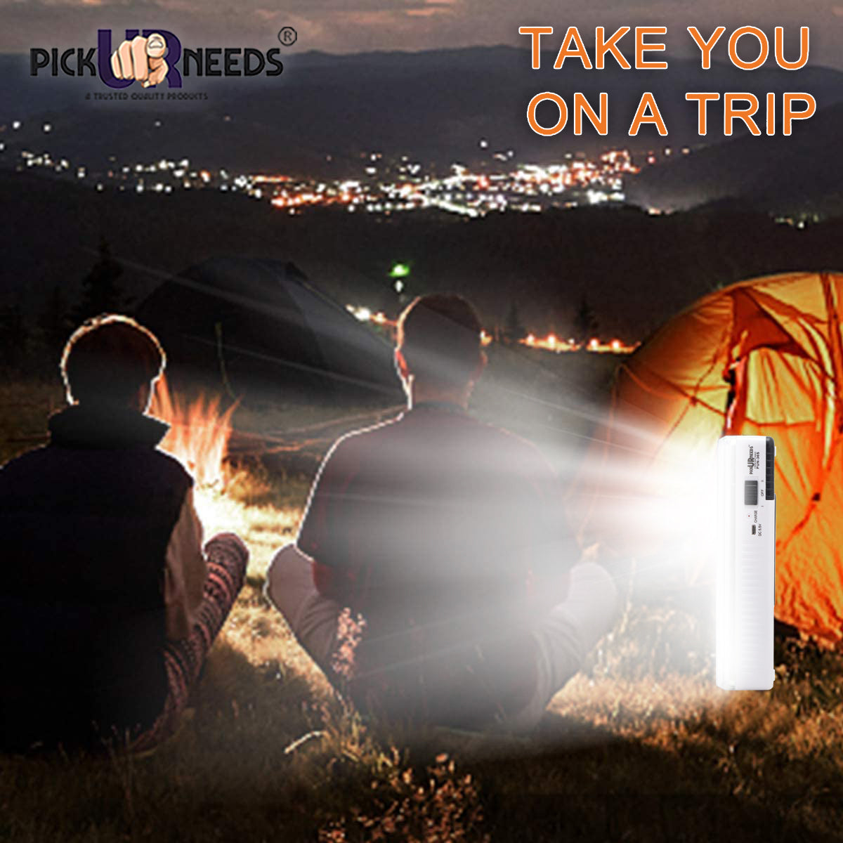Pick Ur Needs Home Emergency Rechargeable Bright 42 SMD Floor Lantern LED Light 6 hrs Flood Lamp Emergency Light