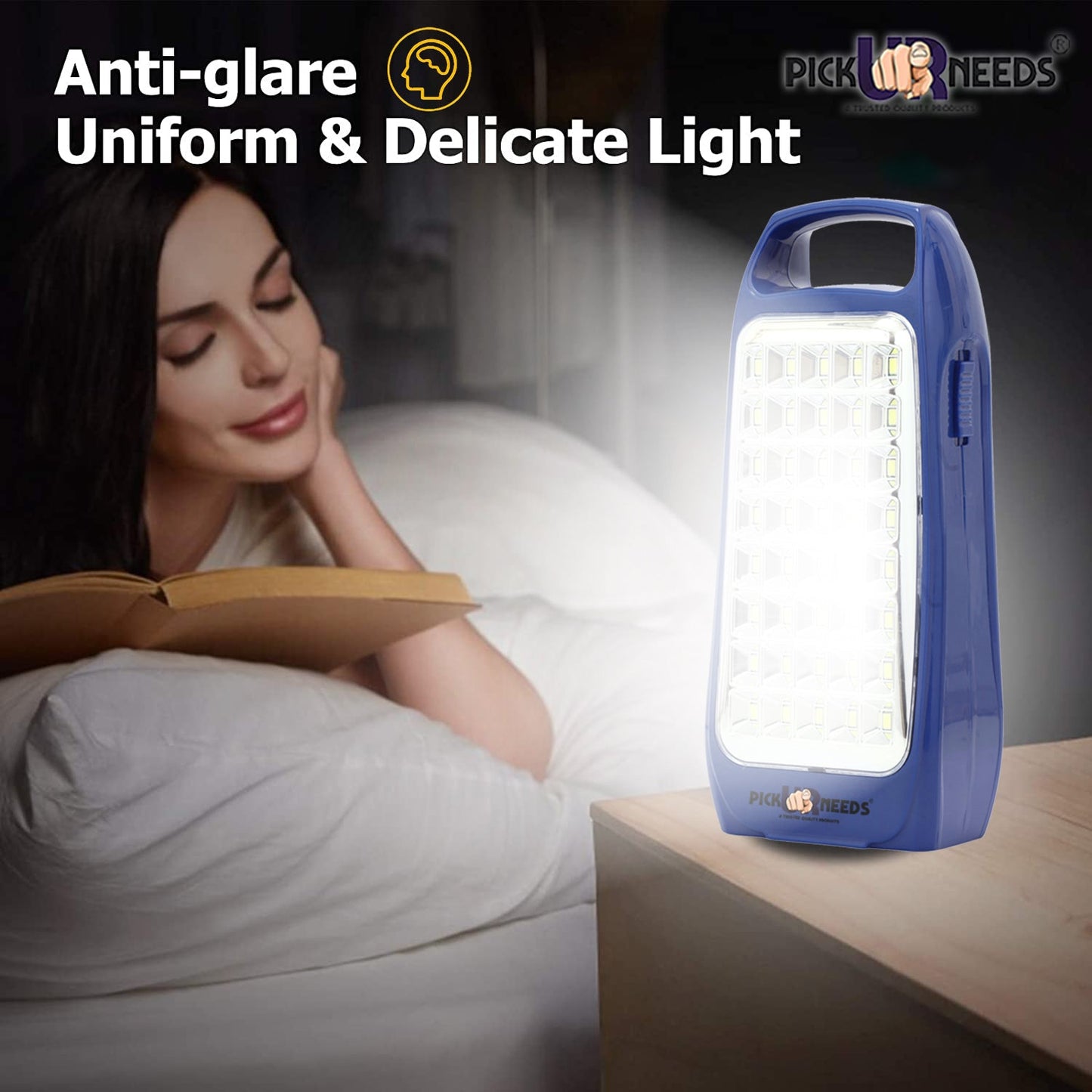 Pick Ur Needs Rechargeable & Portable Bright 40 SMD LED Lantern Lamp Home Emergency Light