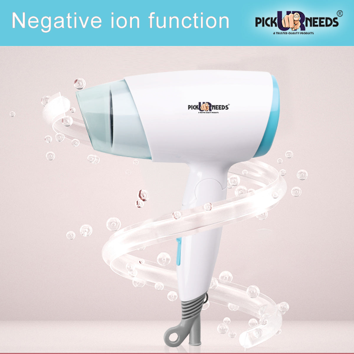 Pick Ur Needs® 3500W Portable Powerful Professional Hair Dryer with Folding Handle