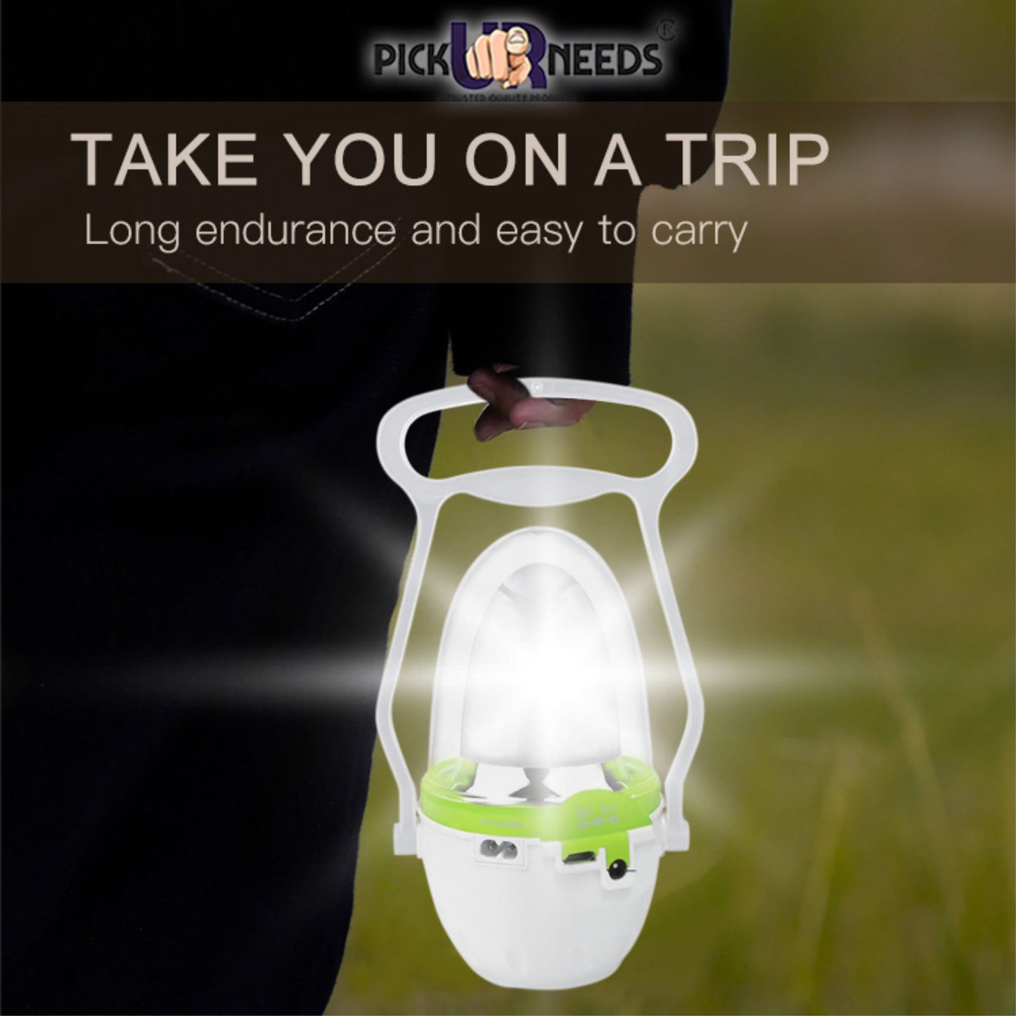 Pick Ur Needs High Power Long Life Rechargeable Emergency Light Lantern with Long Time Backup