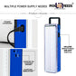 Pick Ur Needs Rechargeable High Bright 2 Tube Emergency Floor Lantern Lamp Light With 7 hrs Flood Lamp Emergency Light