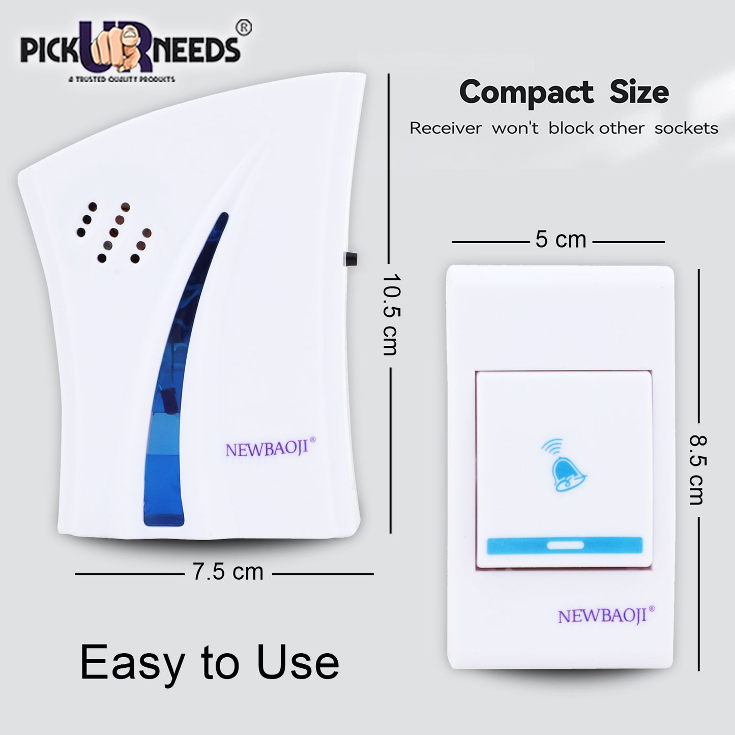 Pick Ur Needs Star Shape Wireless Cordless Door Bell for Home Shop Office Wireless Door Chime