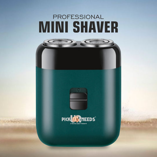 Pick Ur Needs Shaver/Trimmer With Reachargeable 500 mAh Battery Ultra Thin Shaver Trimmer 45 min Runtime 1 Length Settings  (Black, Green)