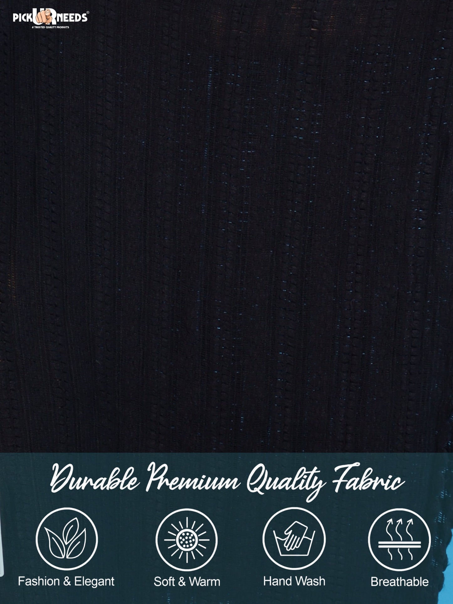 Pick Ur Needs Womens & Girls Winter Soft Warm Knitted Elegant Wool Muffler Stole For Casual and Office
