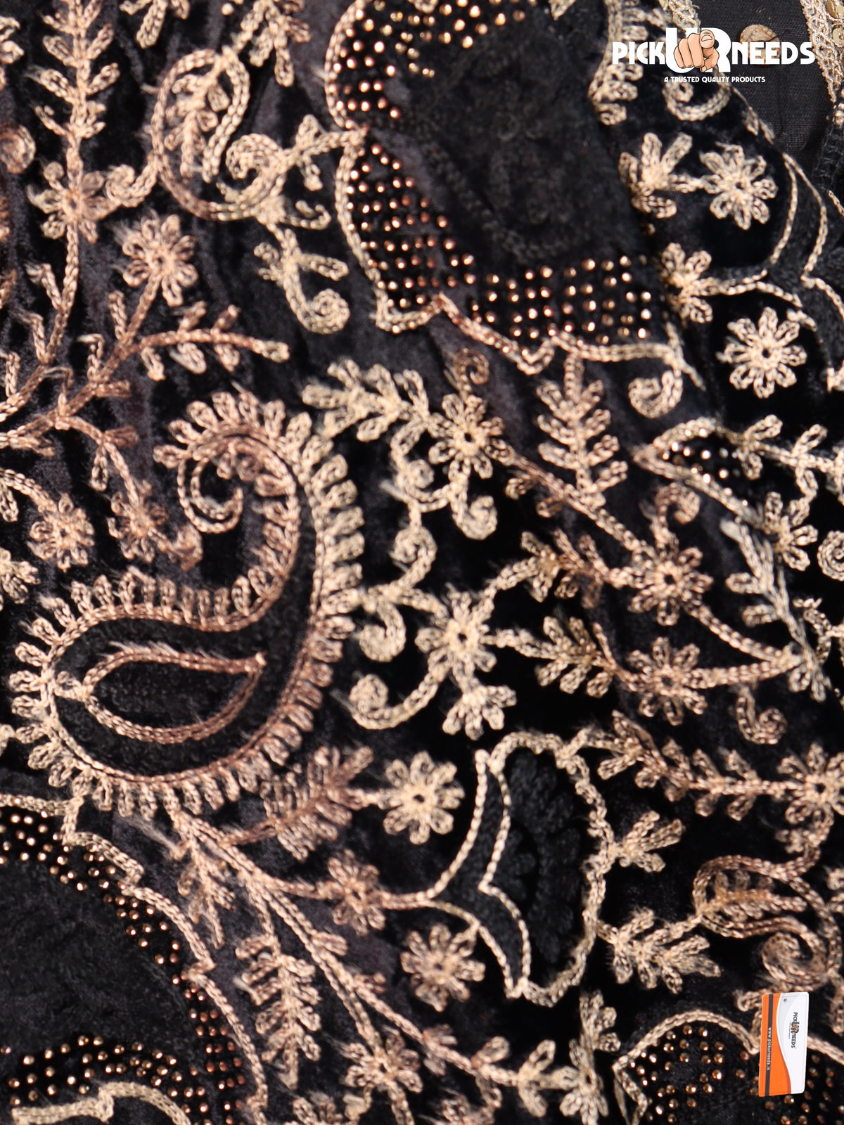 Pick Ur Needs Premium Winter Shawl for Women Ultra Soft & Cozy Warm Velvet Fabric with Rich Traditional Floral Design For Girls