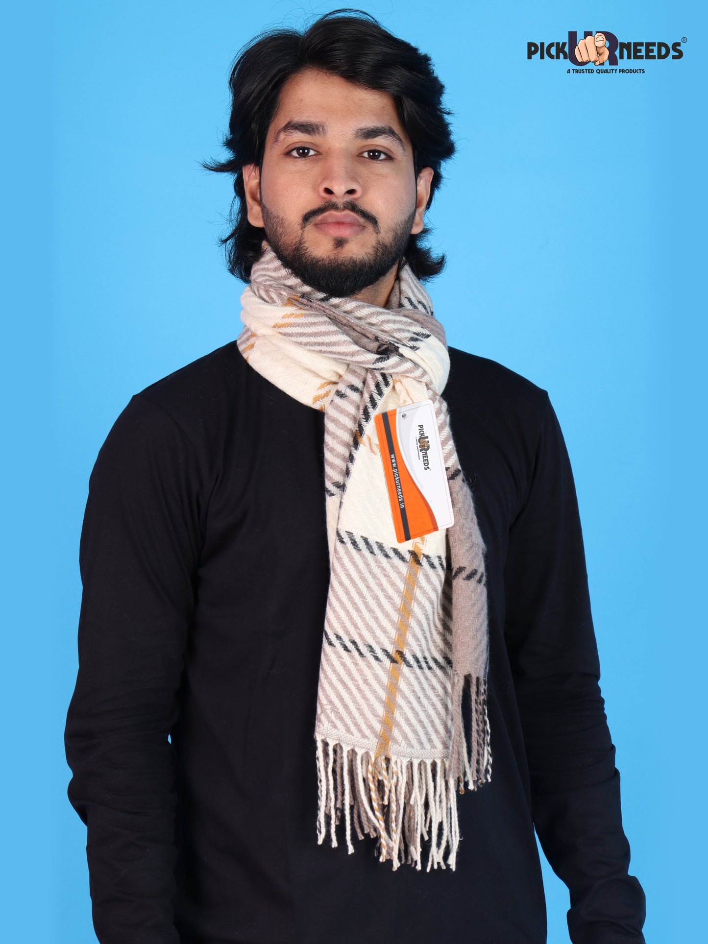 Pick Ur Needs Warm Soft Woolen Shawl for Men Soft Warm Traditional Shoulder Wrap