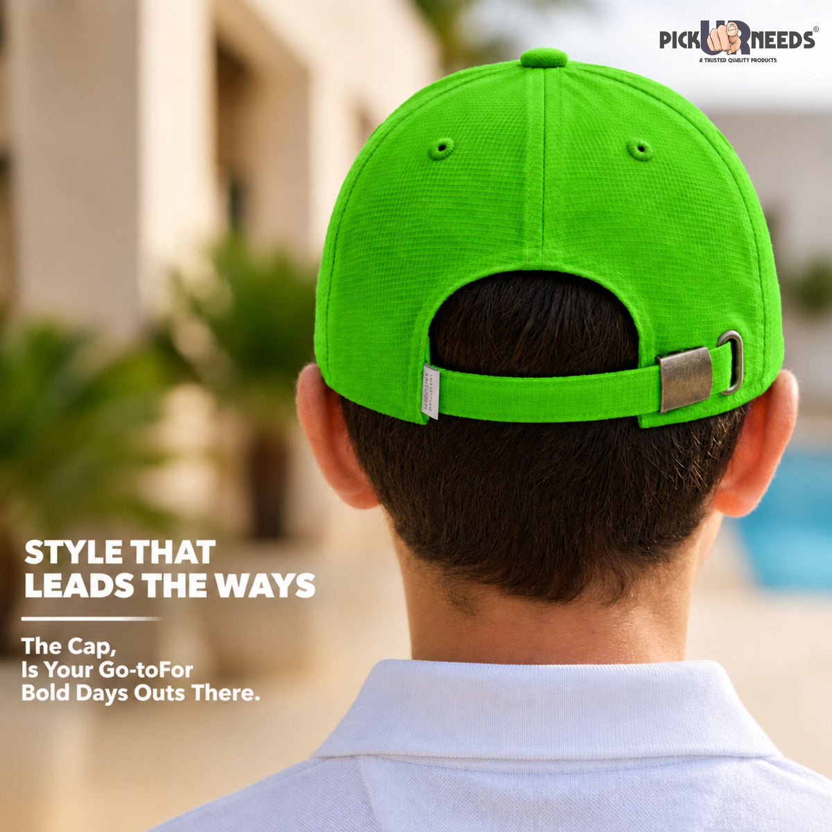 Pick Ur Needs Smile Embroidered Baseball Cap, Adjustable Dad Hat, Everyday Essential Sun Protection Caps Kids