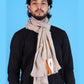 Pick Ur Needs Winter Shawl, Scarf, Stole & Muffler with Elegant Feather Print Soft Lightweight Winter Wrap for Men Stylish Scarf Stole for Kurta, Shirt For Boys