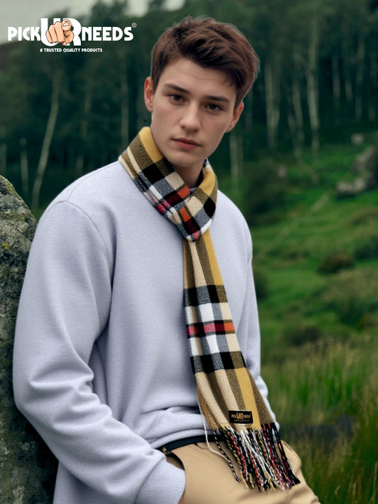 Pick Ur Needs Stylish Mens Muffler  Warm, Soft & Trendy Wint