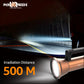 Pick Ur Needs Rechargeable LED Outdoor Torch 200 Watt Laser Light 3600mAh Battery Metal Body 5 hrs Torch Emergency Light