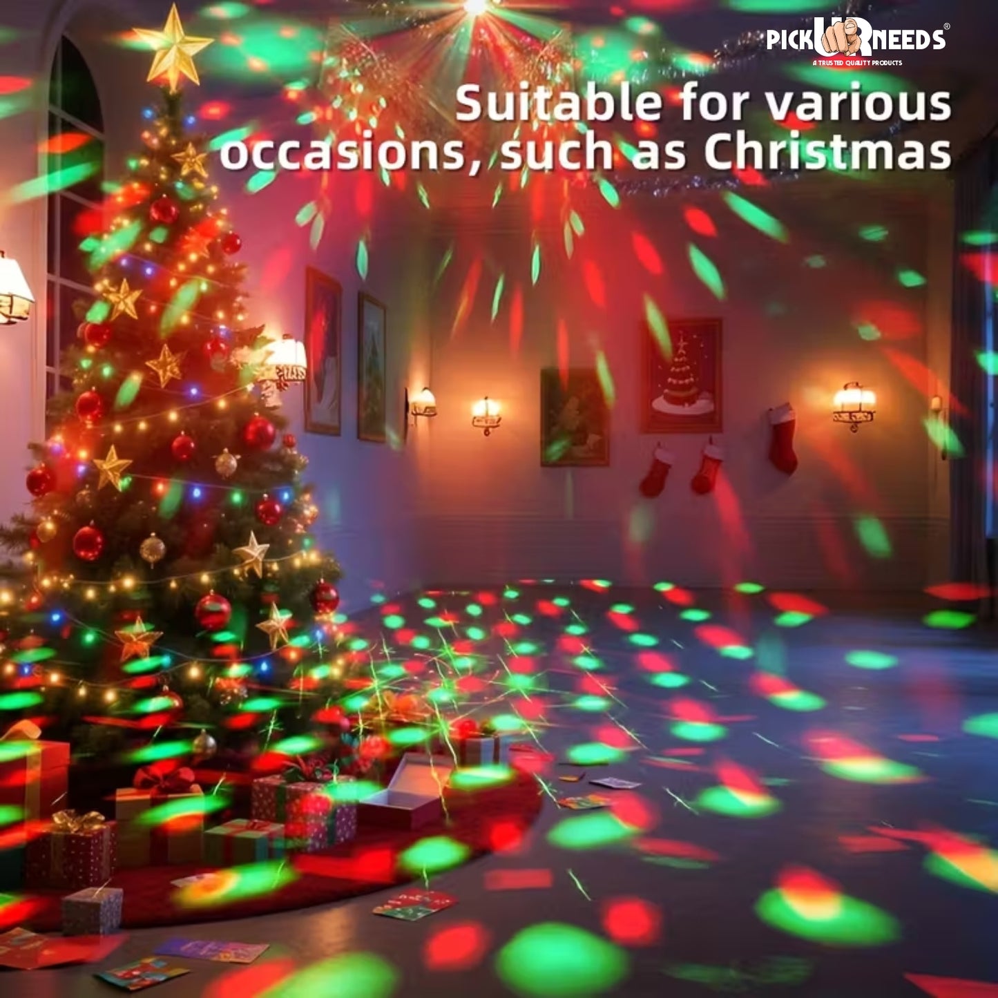 Pick Ur Needs 1 LEDs 14 m Multicolor Color Changing Disco Rice Lights