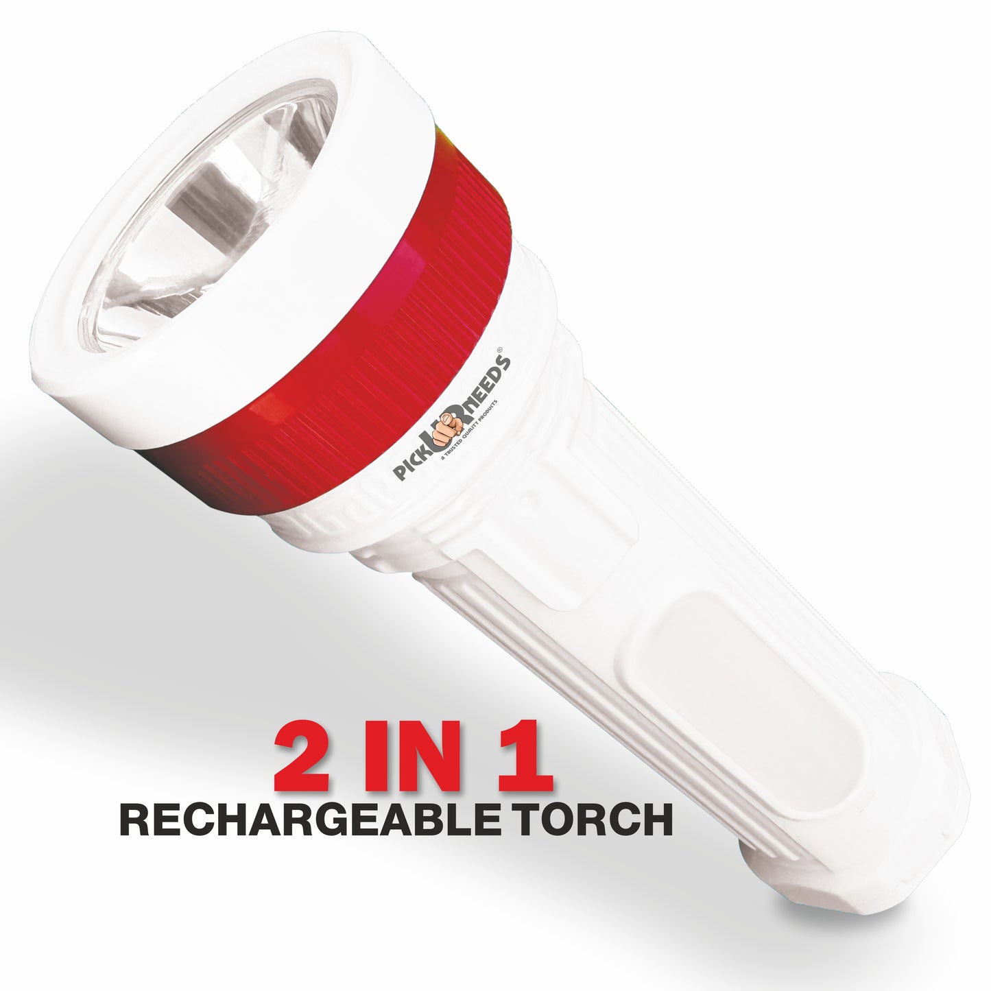 Pick Ur Needs Rechargeable Mini Pocket LED 25W Flashlight Torch With Emergency Side Tube Light