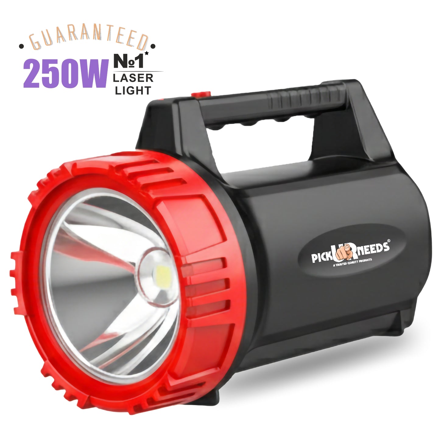 Pick Ur Needs 250W High Power LED Laser Search Light Long Distance Rechargeable Emergency Torch Heavy Duty Handheld Spotlight with Handle