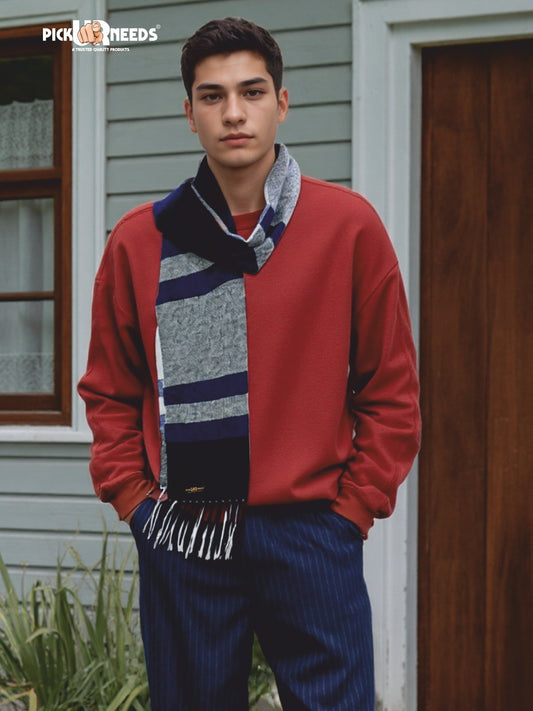 Pick Ur Needs Stylish Mens Muffler  Warm, Soft & Trendy Wint