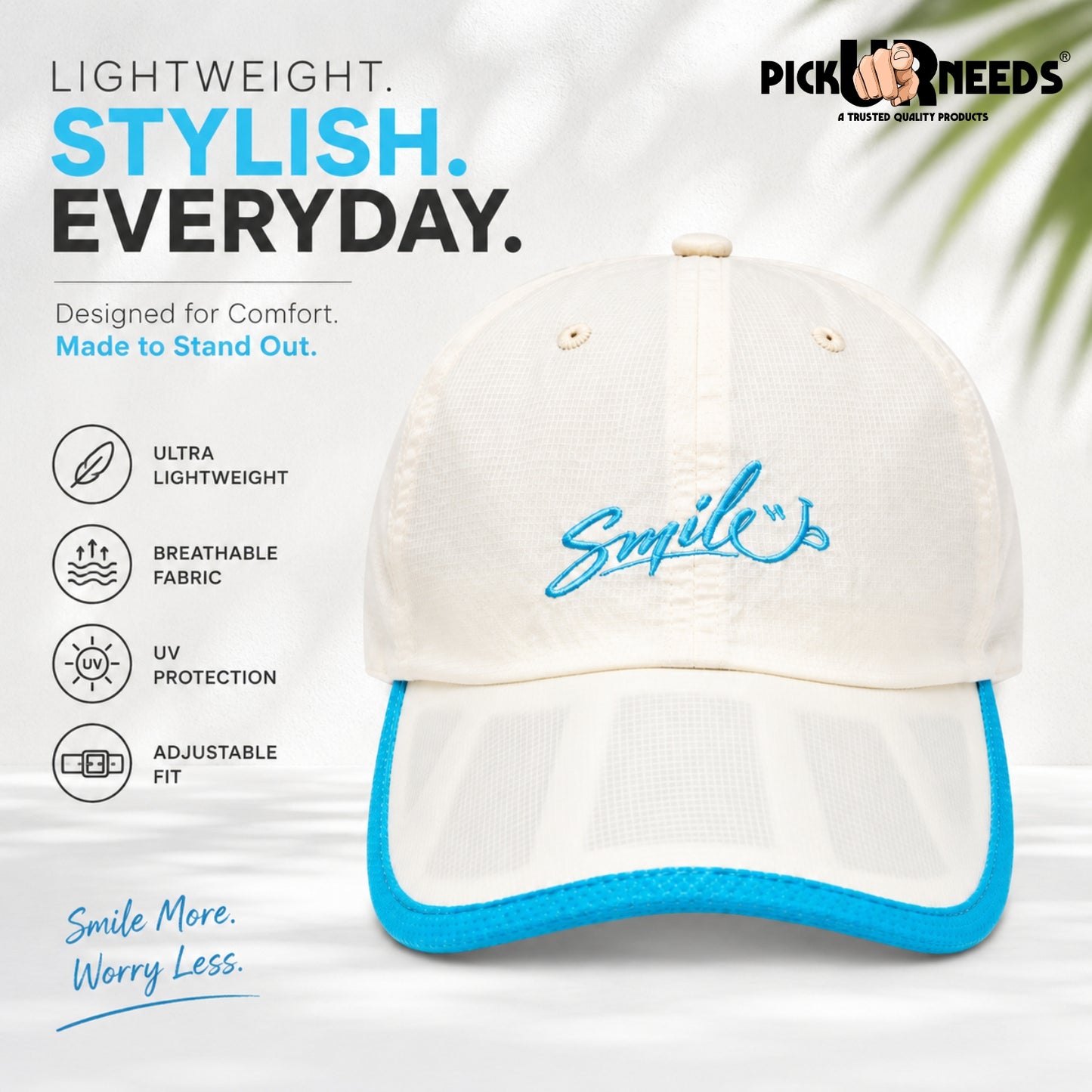 Pick Ur Needs Chill Embroidered Baseball Cap, Adjustable Dad Hat, Everyday Essential Sun Protection Caps Kids