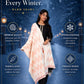 Pick Ur Needs Premium Wool Shawl For Womens & Girls Winter Muffler Soft Knitted Designer Wrap Warm Stole
