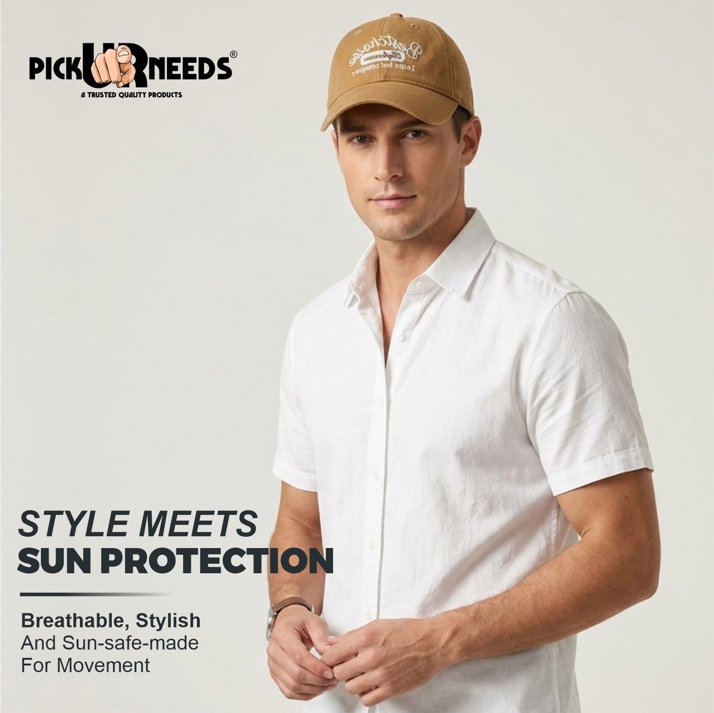 Pick Ur Needs Casual Fashion Forever Baseball Cap – Premium Cotton Adjustable for Men & Women