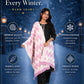 Pick Ur Needs Premium Wool Shawl For Womens & Girls Winter Muffler Soft Knitted Designer Wrap Warm Stole