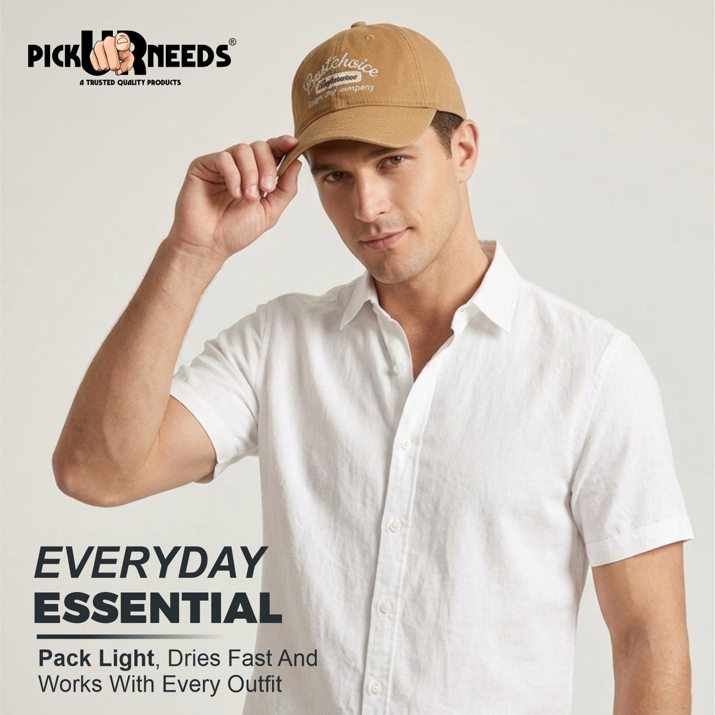Pick Ur Needs Casual Fashion Forever Baseball Cap – Premium Cotton Adjustable for Men & Women