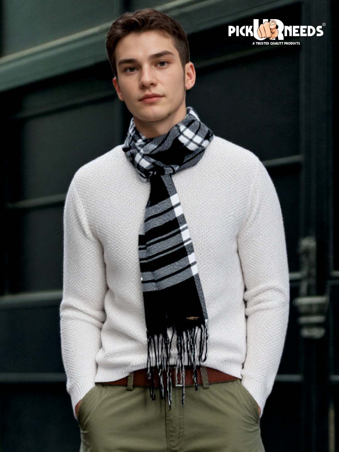 Pick Ur Needs Stylish MeNs Muffler  Warm, Soft & Trendy Wint