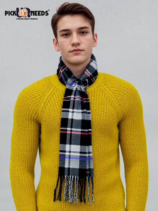 Pick Ur Needs Stylish Mens Muffler  Warm, Soft & Trendy Wint
