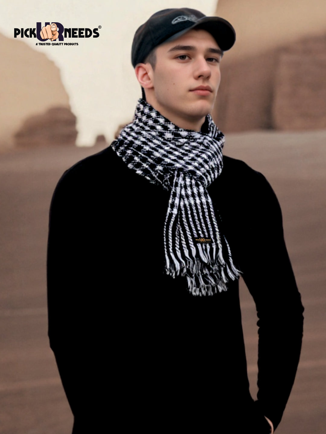 Pick Ur Needs Stylish Mens Muffler  Warm, Soft & Trendy Wint