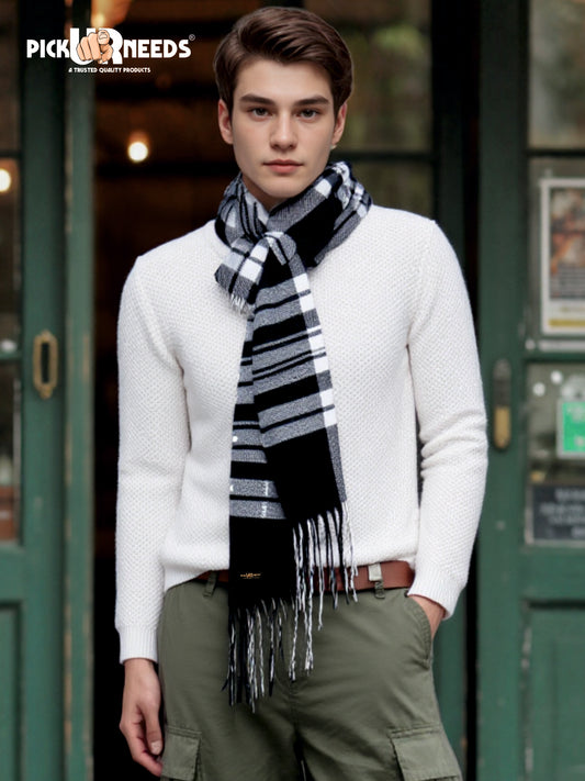 Pick Ur Needs Stylish MeNs Muffler  Warm, Soft & Trendy Wint
