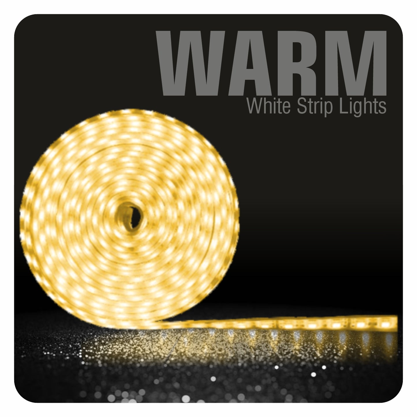 Pick Ur Needs 20M 2400 LED Strip Light-ultra-bright, energy-efficient white LED strip.