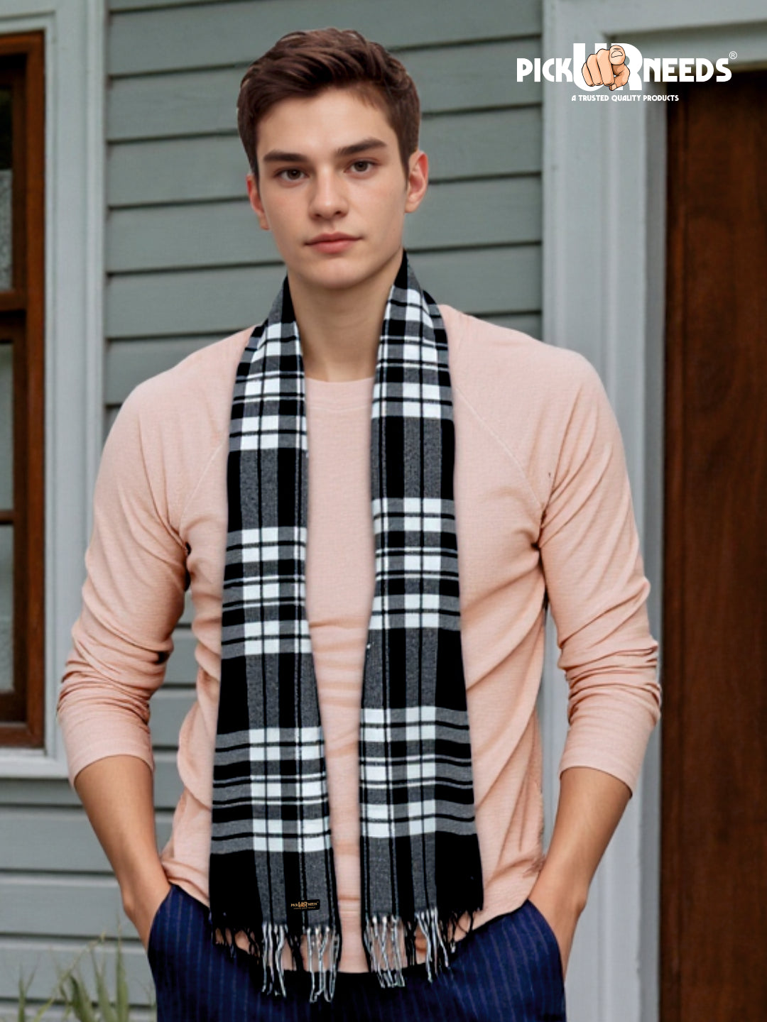 Pick Ur Needs Stylish MeNs Muffler  Warm, Soft & Trendy Wint